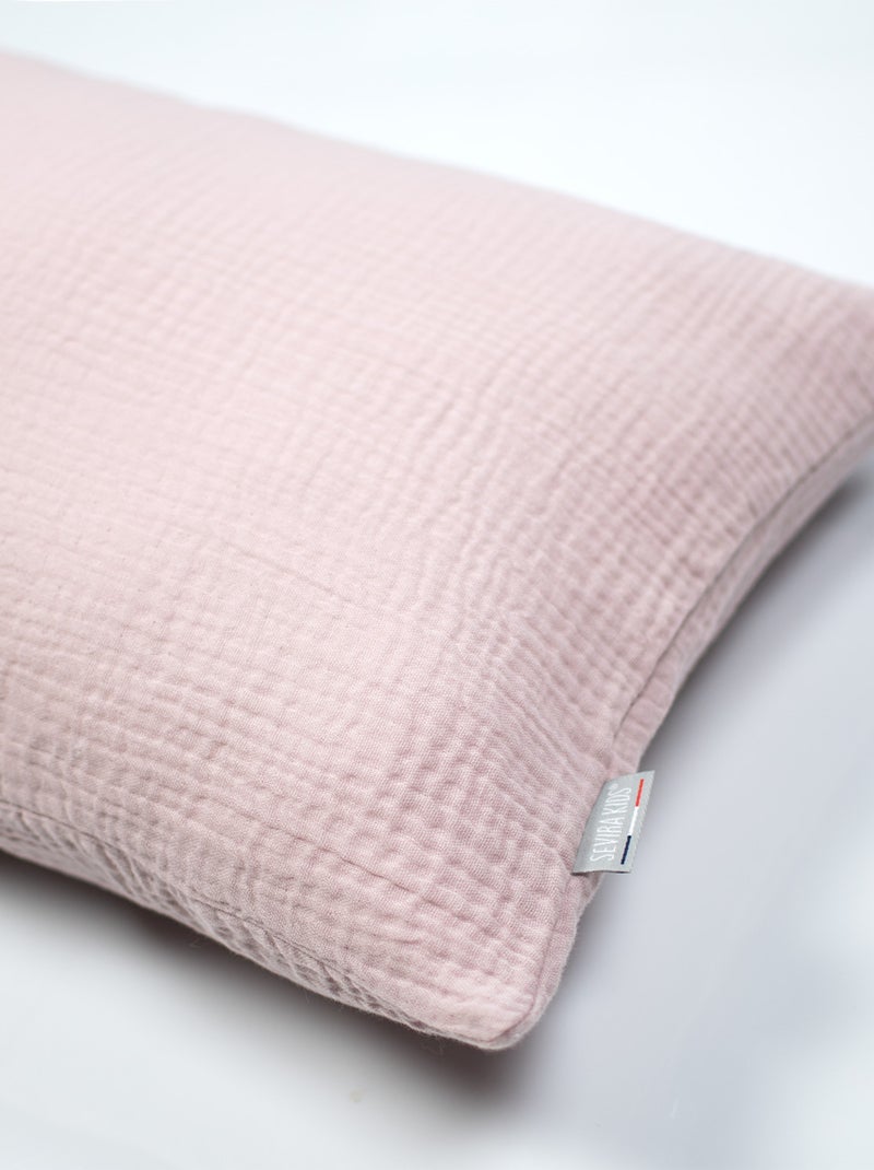 Sevira kids | housse pour traversin plat en gaze de coton jeanne Rose - Kiabi