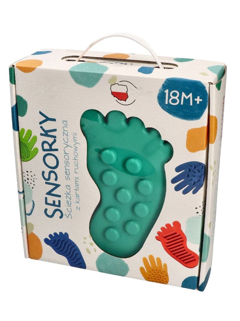 Sevira kids | jeu parcours sensoriel – chemin montessori empreintes pieds & mains Multicolore - Kiabi