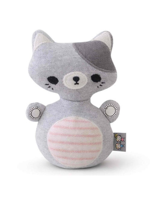 Sevira kids | jouet d'éveil bébé – culbuto chat en coton - Kiabi