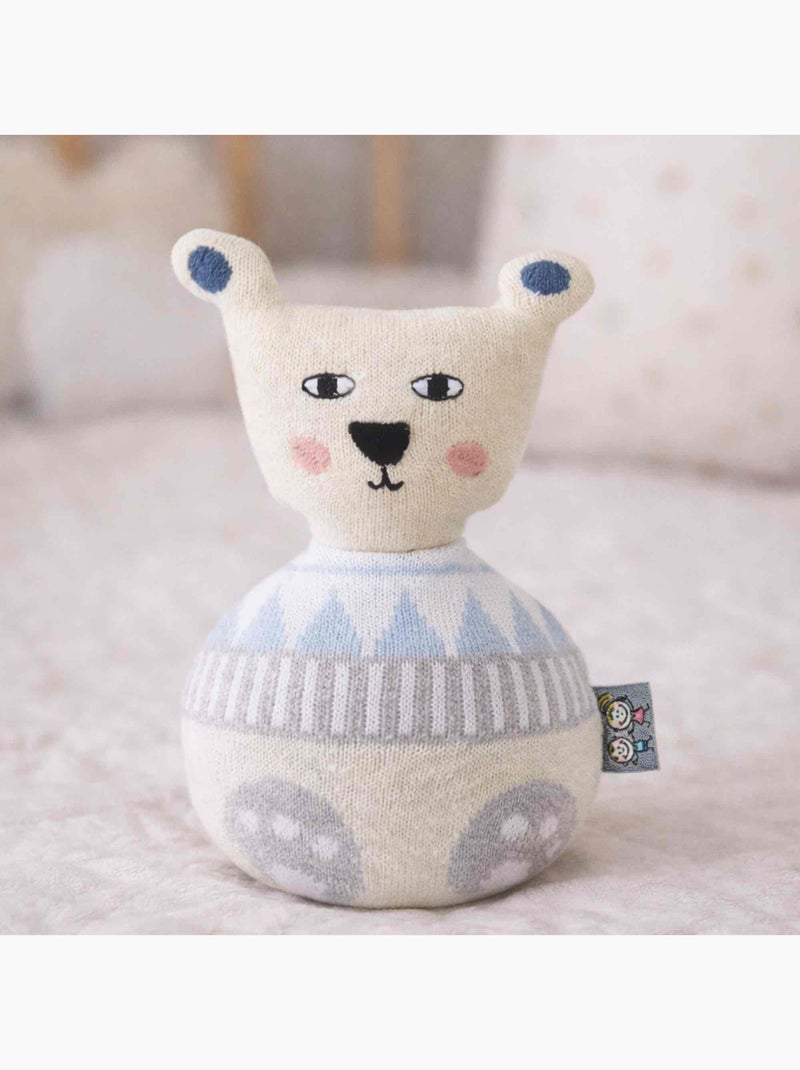Sevira kids | jouet d'éveil culbuto cadeau de naissance Ecru - Kiabi