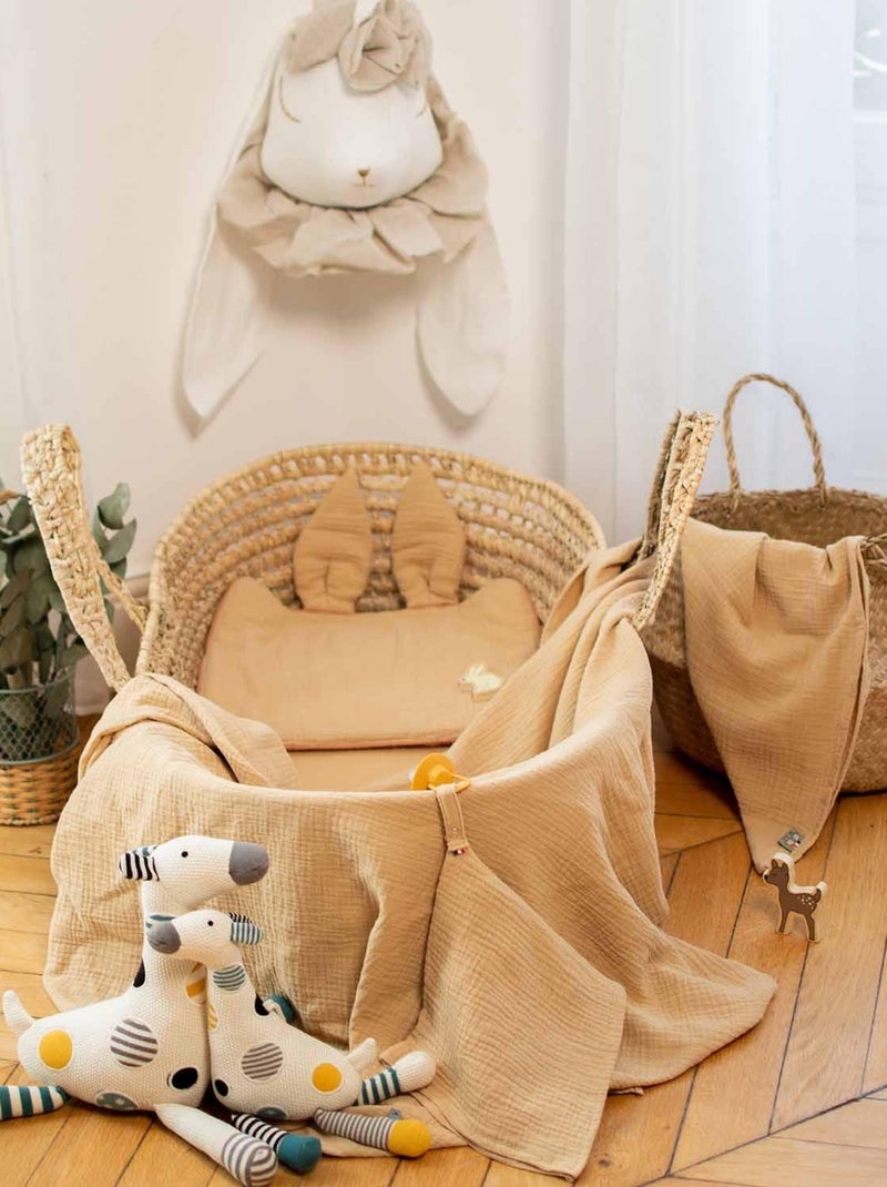 Sevira kids | lange en gaze de coton jeanne Bleu - Kiabi