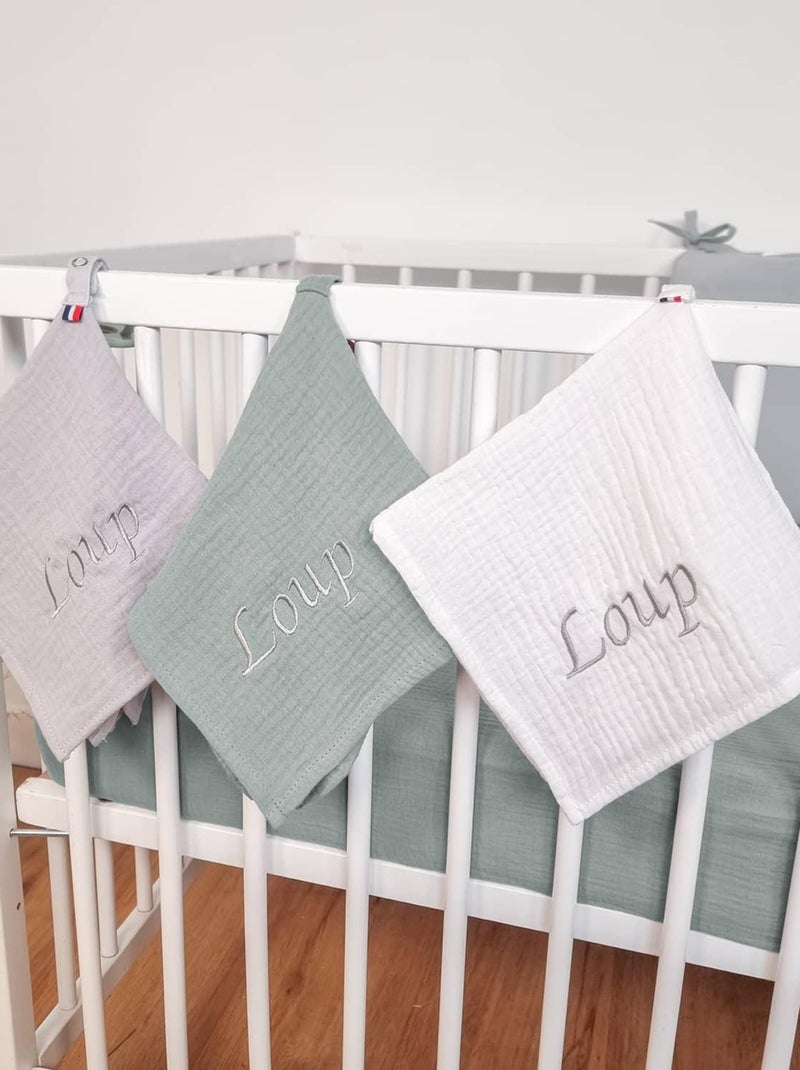Sevira kids | lange en gaze de coton jeanne Vert d'eau - Kiabi