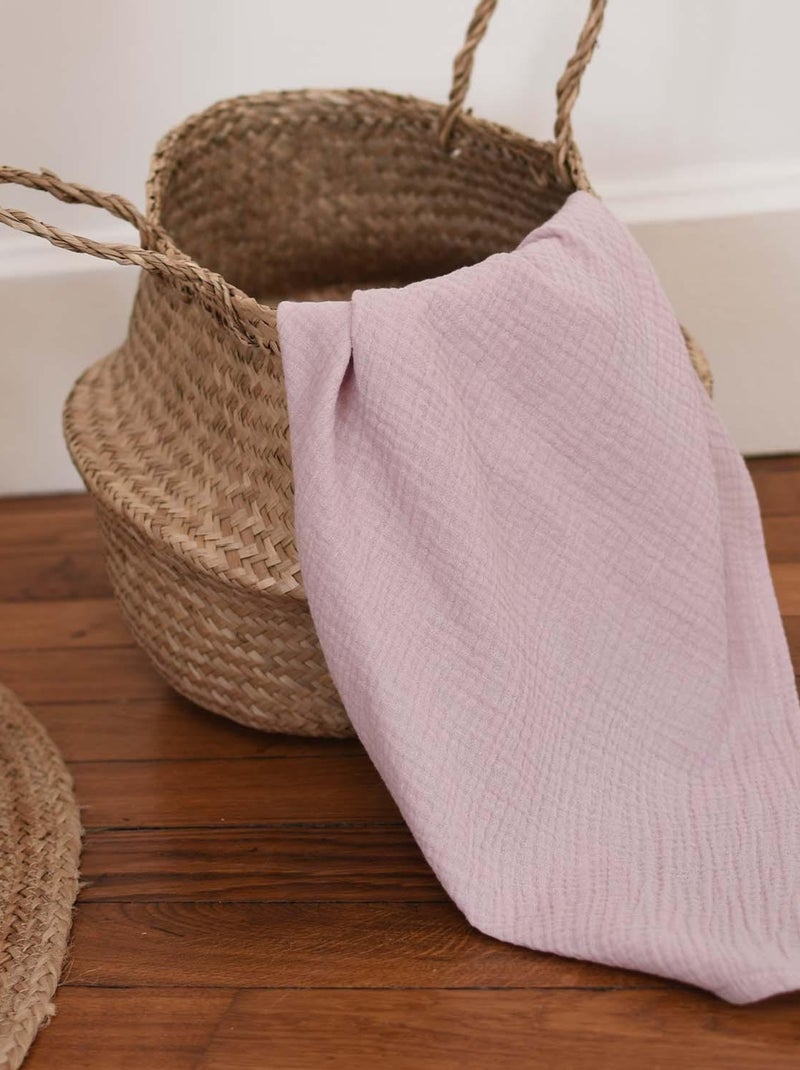 Sevira kids | lange en gaze de coton jeanne Vieux rose - Kiabi