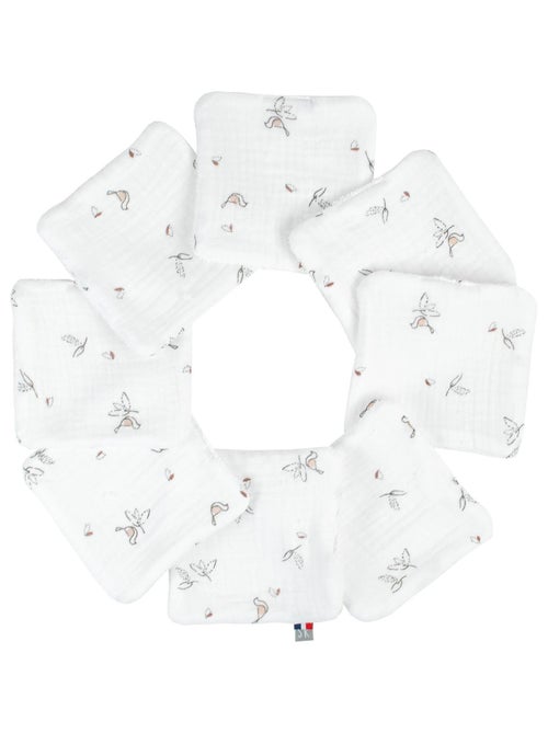 Sevira kids | lingettes bébé lavables 8 pièces melody - Kiabi