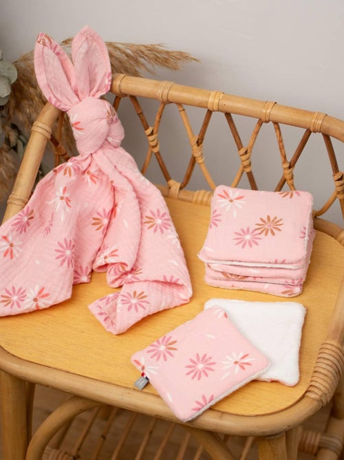 Sevira kids | lingettes bébé lavables 8 pièces rosella - Kiabi