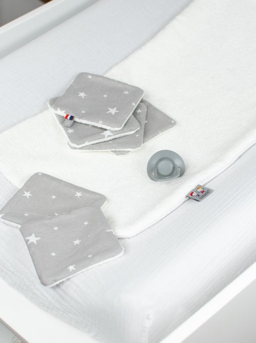 Sevira kids | lingettes bébé lavables en 100% coton 8 pièces stella - Kiabi
