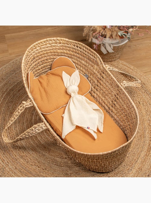 Sevira kids | lot de 3 draps housses couffin en gaze de coton tendance - Kiabi Sevira kids | lot de 3 draps housses couffin en gaze de coton tendance - Kiabi