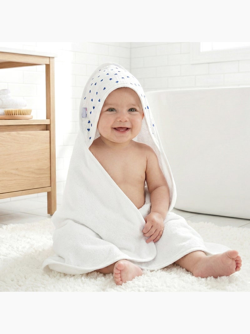 Sevira kids | ma première cape de bain en bambou lovio Bleu marine - Kiabi