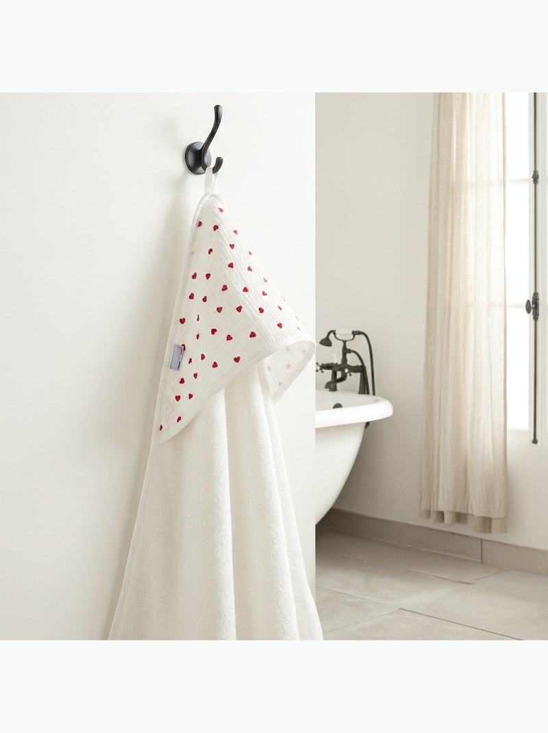 Sevira kids | ma première cape de bain en bambou lovio Rouge - Kiabi