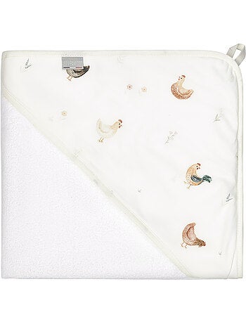 Sevira kids | ma première cape de bain en coton et bambou gallina