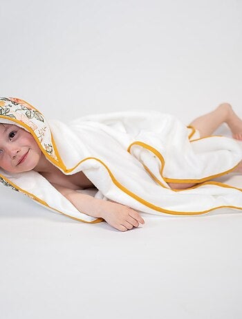 Sevira kids | ma première cape de bain en coton et bambou néo vintage
