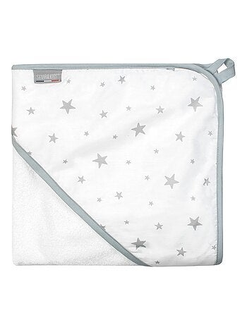Sevira kids | ma première cape de bain en coton et bambou stella
