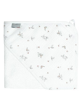 Sevira kids | ma première cape de bain en gaze de coton et bambou melody