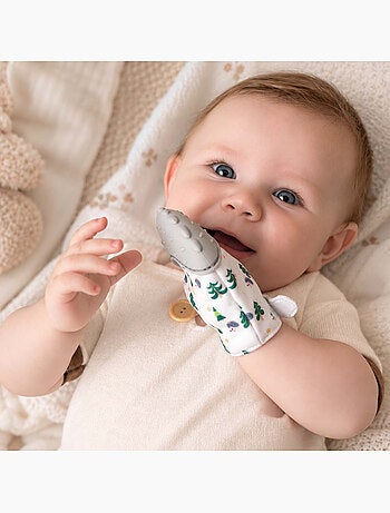 Sevira kids | moufle de dentition bébé sensorielle hérisson