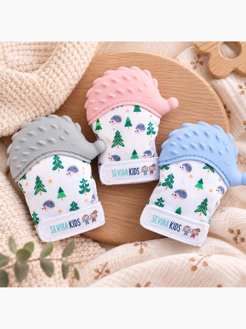 Sevira kids | moufle de dentition bébé sensorielle hérisson - Kiabi Sevira kids | moufle de dentition bébé sensorielle hérisson - Kiabi