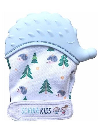 Sevira kids | moufle de dentition en silicone alimentaire hérisson