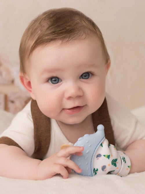 Sevira kids | moufle de dentition en silicone alimentaire hérisson - Kiabi