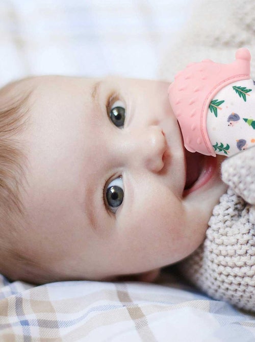 Sevira kids | moufle de dentition en silicone alimentaire hérisson - Kiabi