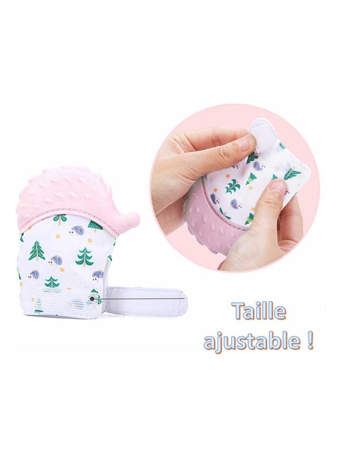 Sevira kids | moufle de dentition en silicone alimentaire hérisson - Kiabi