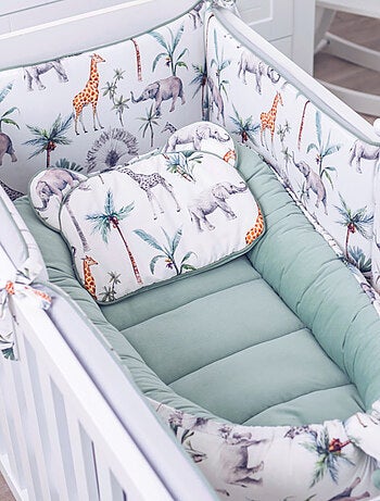 Sevira kids | oreiller coussin plat réversible safari