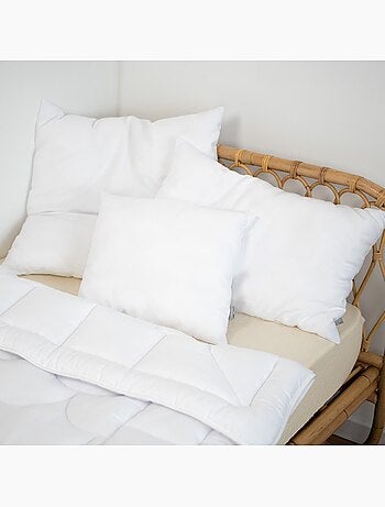 Sevira kids | oreiller en satin de coton moelleux fabrication française