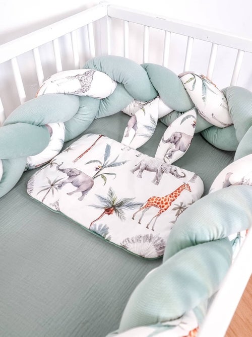 Sevira kids | oreiller plat coussin lapin réversible safari - Kiabi Sevira kids | oreiller plat coussin lapin réversible safari - Kiabi