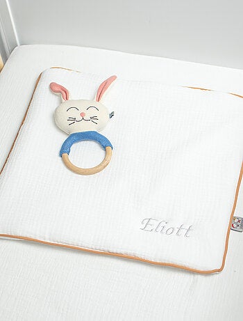 Sevira kids | oreiller plat en gaze de coton jeanne