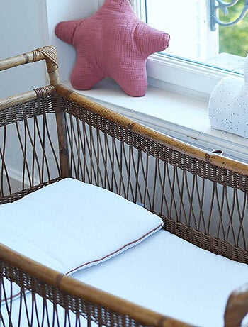 Sevira kids | oreiller plat en gaze de coton jeanne