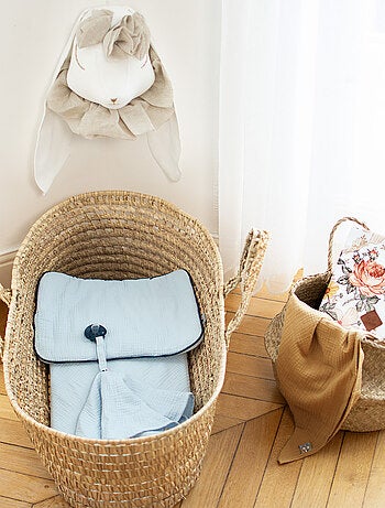 Sevira kids | oreiller plat en gaze de coton jeanne