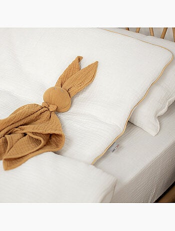 Sevira kids | oreiller plat en gaze de coton jeanne