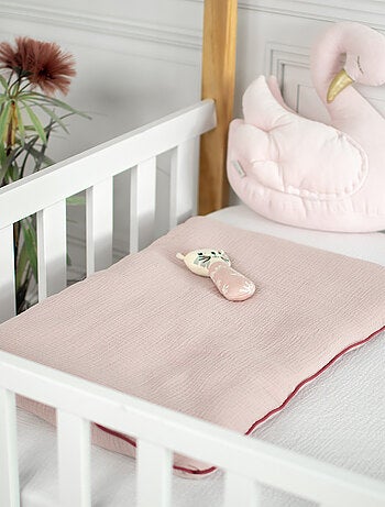 Sevira kids | oreiller plat en gaze de coton jeanne