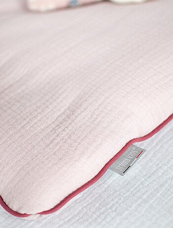 Sevira kids | oreiller plat en gaze de coton jeanne