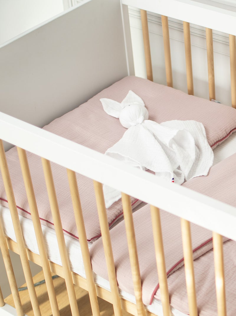 Sevira kids | oreiller plat en gaze de coton jeanne Rose - Kiabi