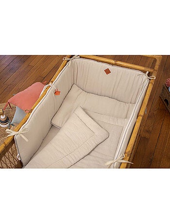 Sevira kids | oreiller plat en gaze de coton jeanne