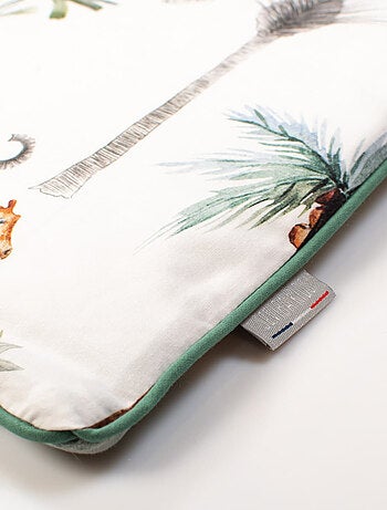 Sevira kids | oreiller plat réversible en coton safari