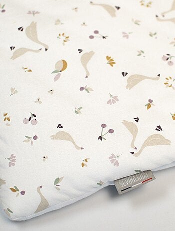 Sevira kids | oreiller plat réversible en coton sidonia
