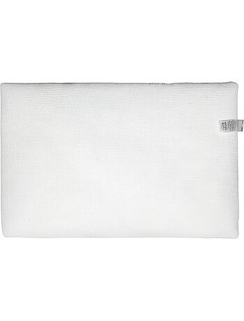 Sevira kids | oreiller plat réversible en satin de coton gallina