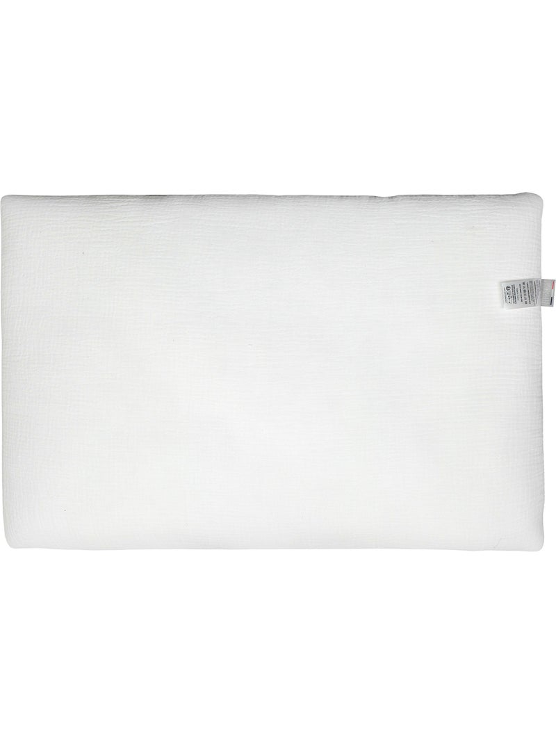 Sevira kids | oreiller plat réversible en satin de coton gallina Ecru - Kiabi