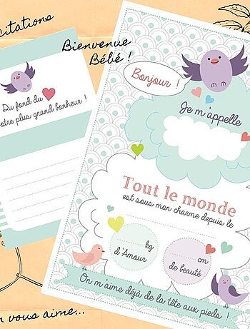 Sevira kids | pack cadeau naissance avec moufles anti-griffures