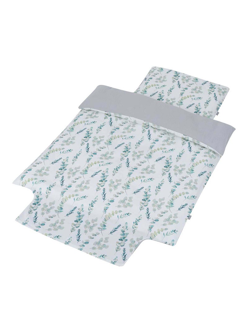 Sevira kids | parure de lit bébé en coton eucalyptus Gris - Kiabi