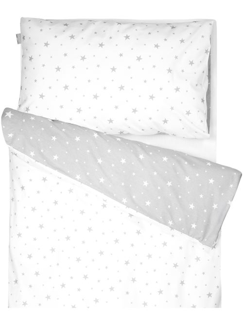Sevira kids | parure de lit bébé réversible en coton stella - Kiabi