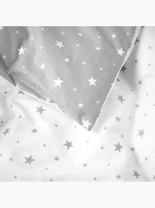 Sevira kids | parure de lit bébé réversible en coton stella - Kiabi
