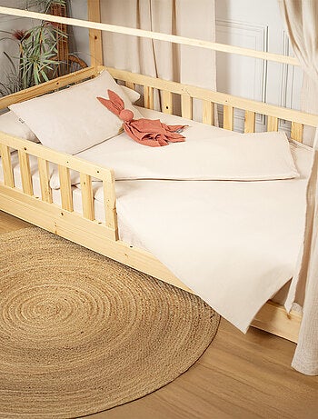 Sevira kids | parure de lit housse de couette et taie d'oreiller jeanne