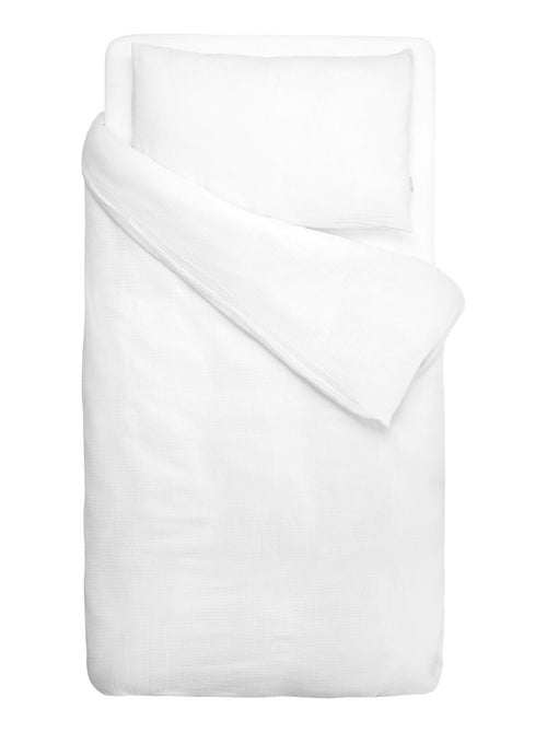 Sevira kids | parure de lit housse de couette et taie d'oreiller jeanne - Kiabi