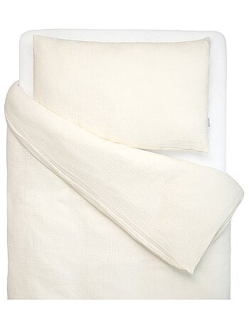 Sevira kids | parure de lit housse de couette et taie d'oreiller jeanne