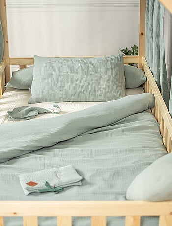 Sevira kids | parure de lit housse de couette et taie d'oreiller jeanne