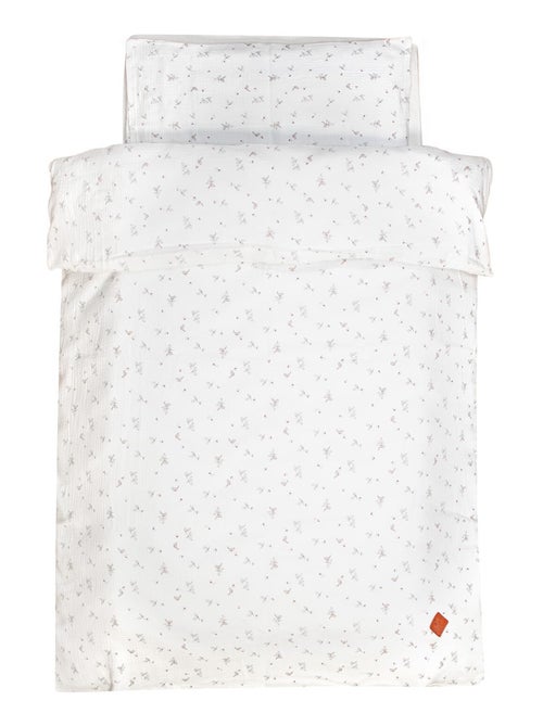 Sevira kids | parure de lit housse de couette et taie d'oreiller melody - Kiabi