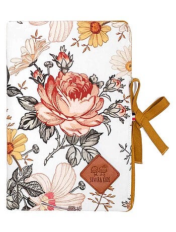Sevira kids | protège carnet de santé bébé en coton néo vintage
