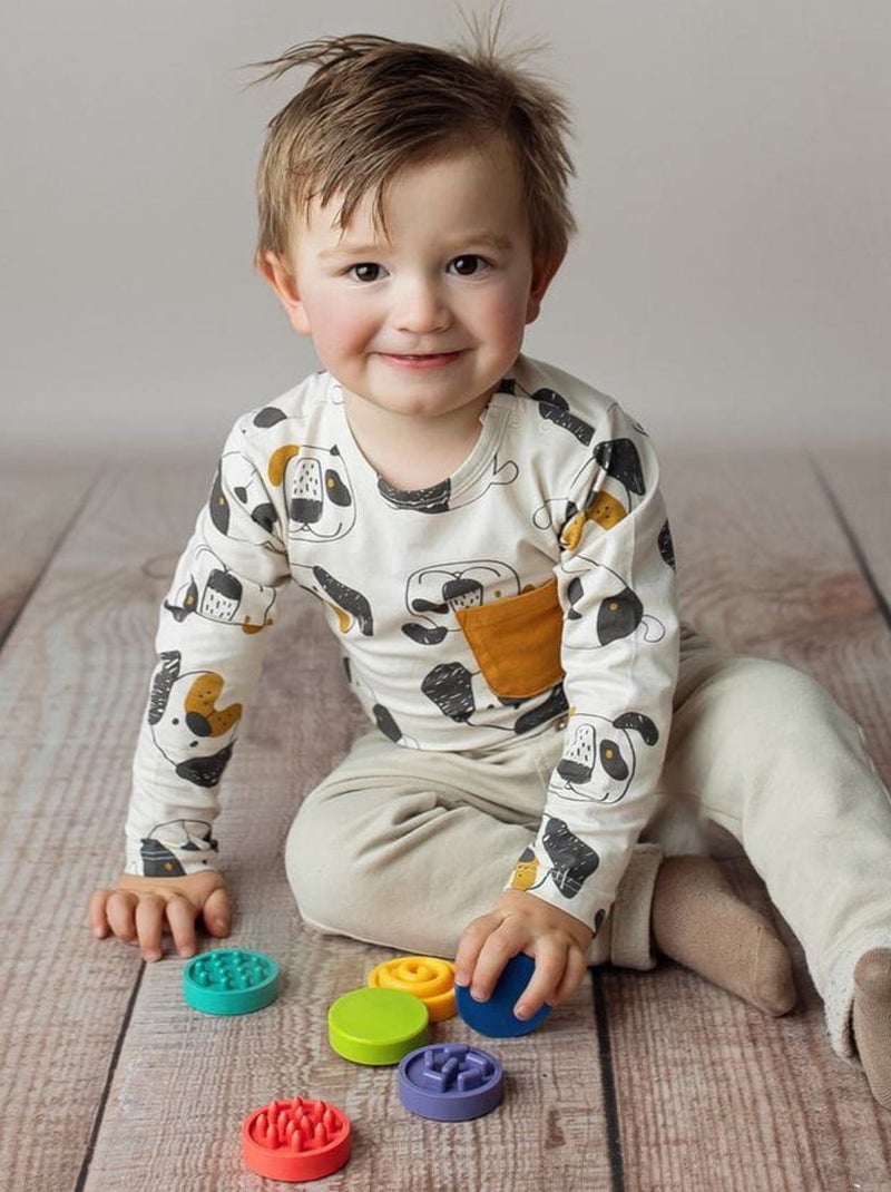 Sevira kids | puzzle sensoriel montessori xl – formes tactiles à associer N/A - Kiabi