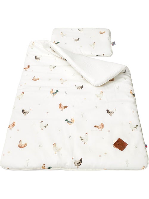 Sevira kids | set coussin et couverture pour berceau et couffin gallina - Kiabi